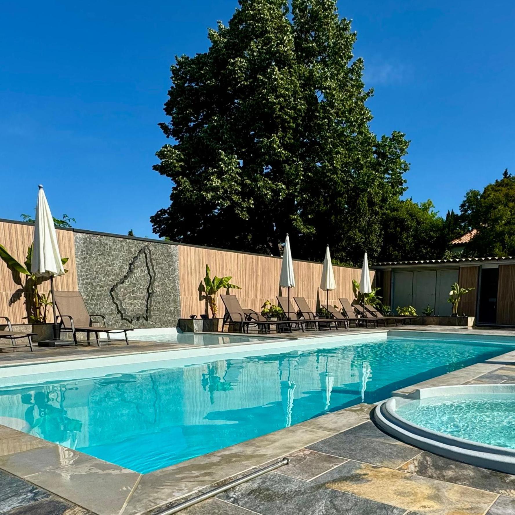 Logis Hotel Restaurant Bellevue Saint-Martin-dʼArdèche Dış mekan fotoğraf